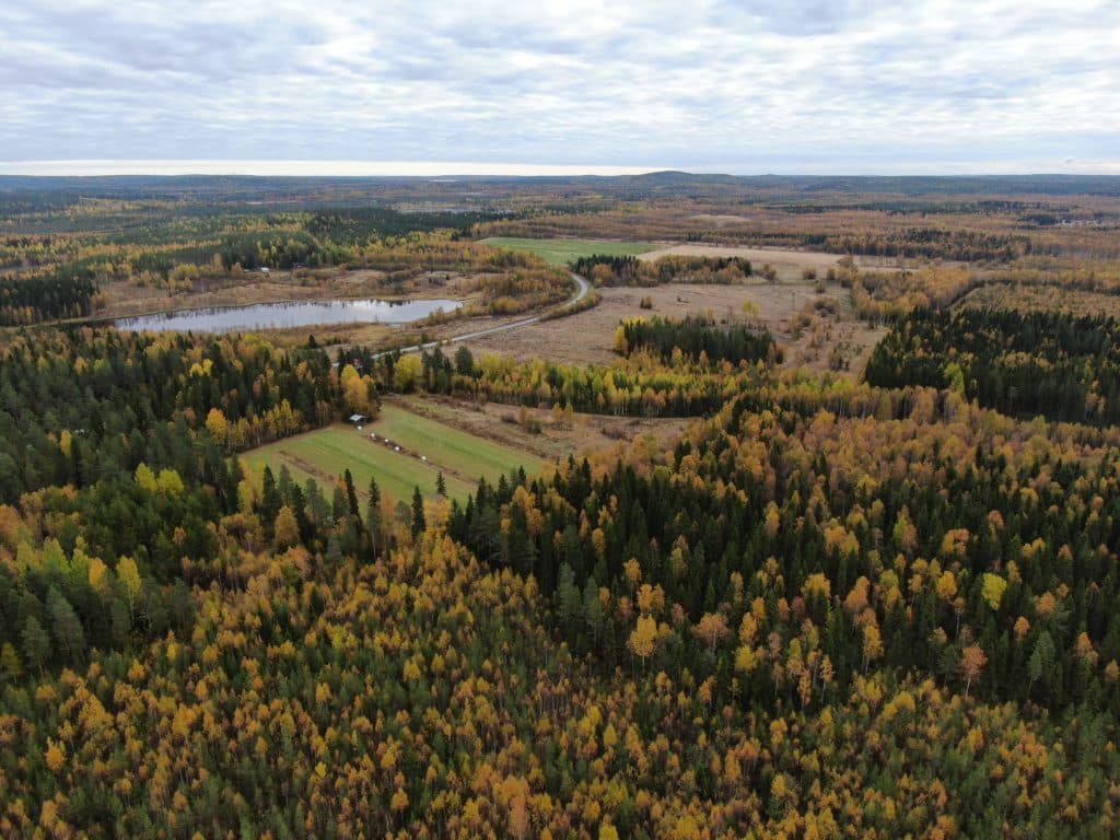 Vy över Boden Industrial Park