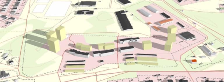 Here is the new detailed development plan for Sävast square
