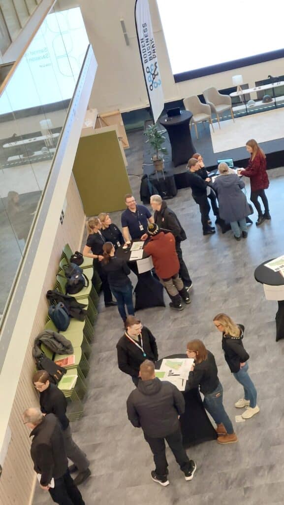 Samrådsträff Petön, bild på besökare och medarbetare från Bodens kommun