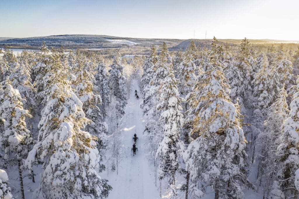 Ridvägar Boden vintertid