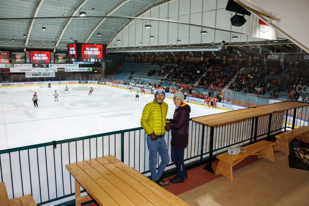 The Bramble couple on hockey